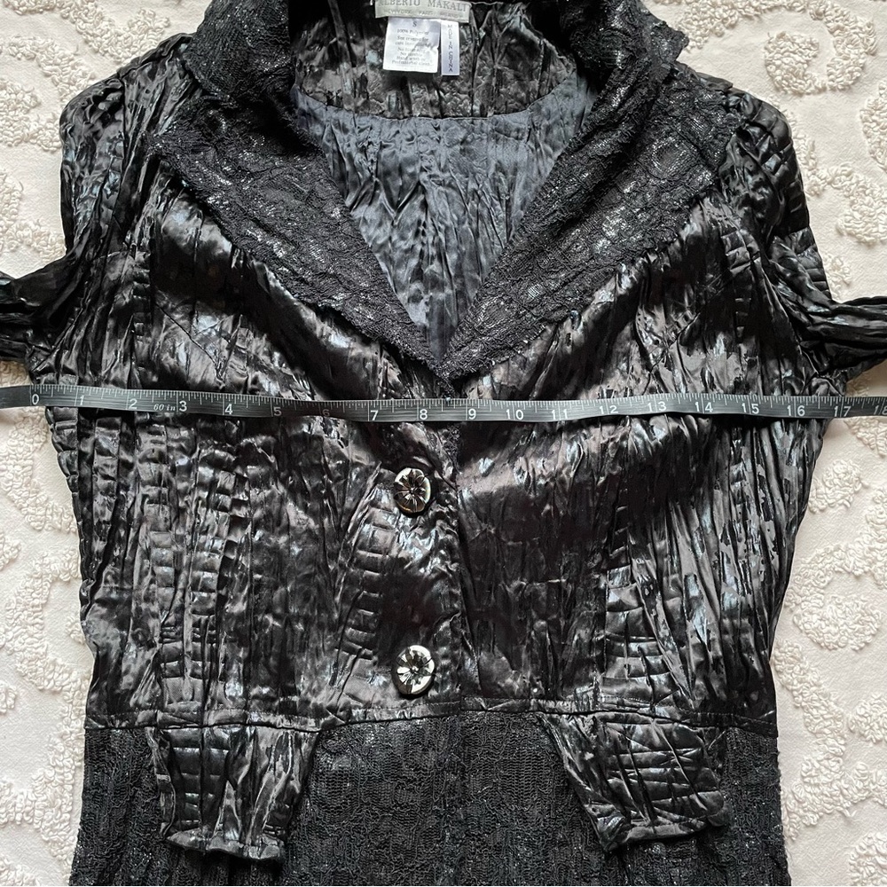 Alberto Makali Lace All Black Jacket small - Picture 8 of 8
